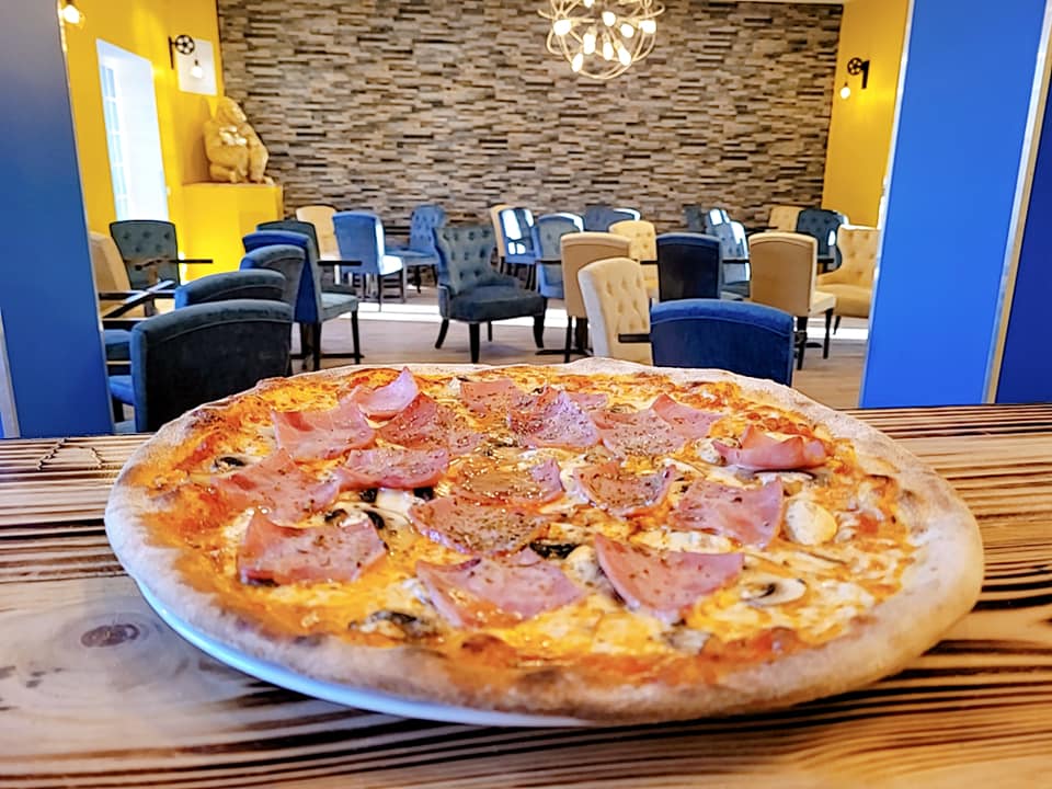 Exemple de pizza du restaurant italien le castello à pierrefonds