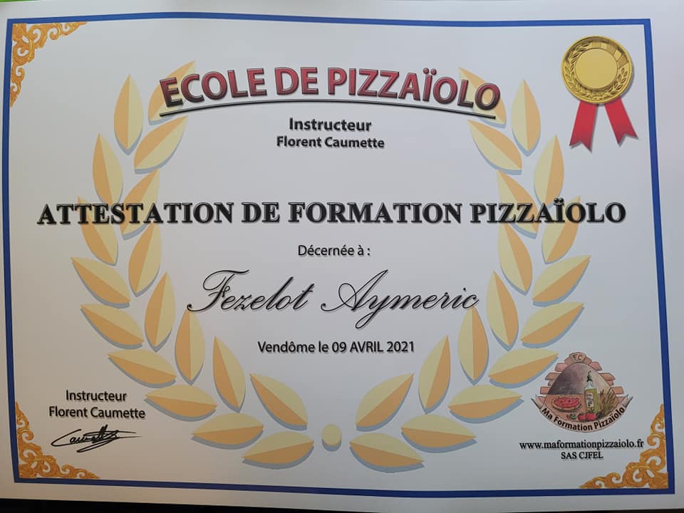diplome-pizzaiolo-aymeric-fezelot